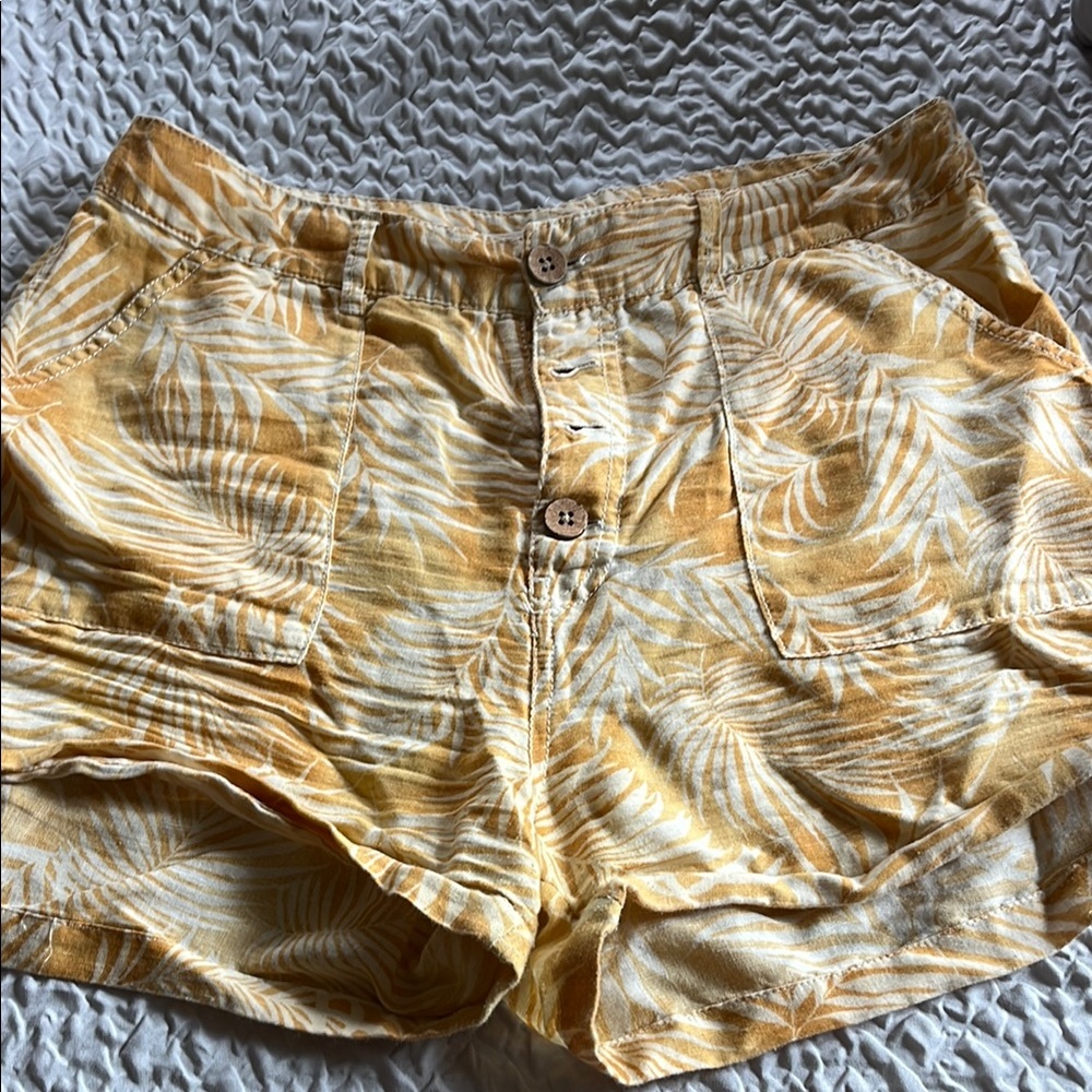 Rip Curl Yellow Cargo Shorts